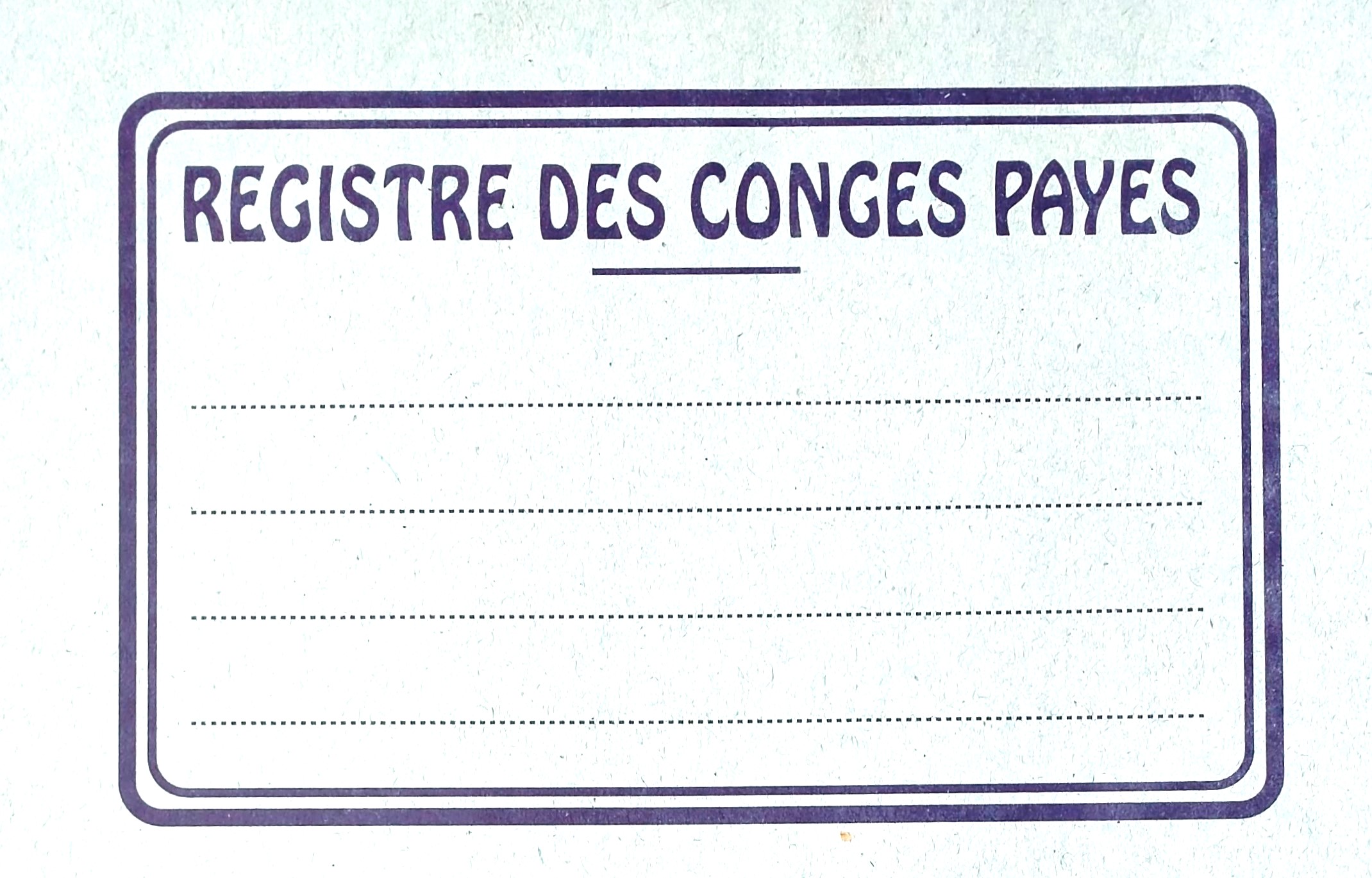 Congés Payés